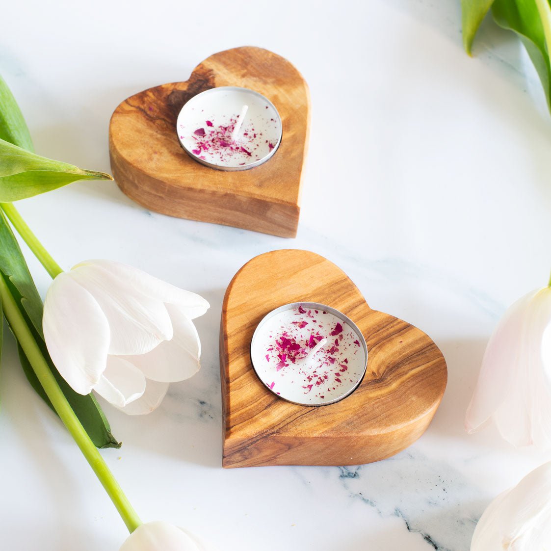 Heart shaped candle holder online