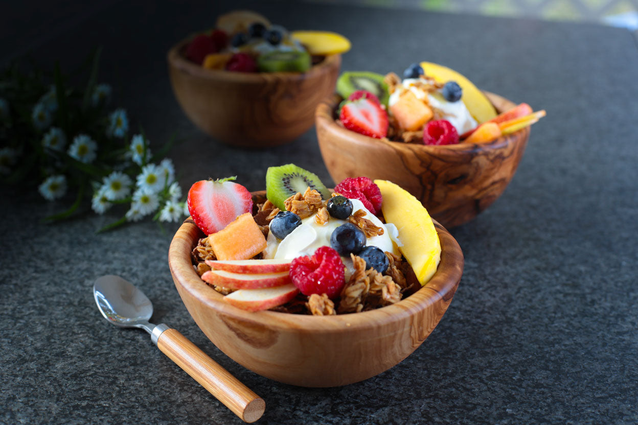 Snack bowl from Olive Wood Handcrafted – Jamailah