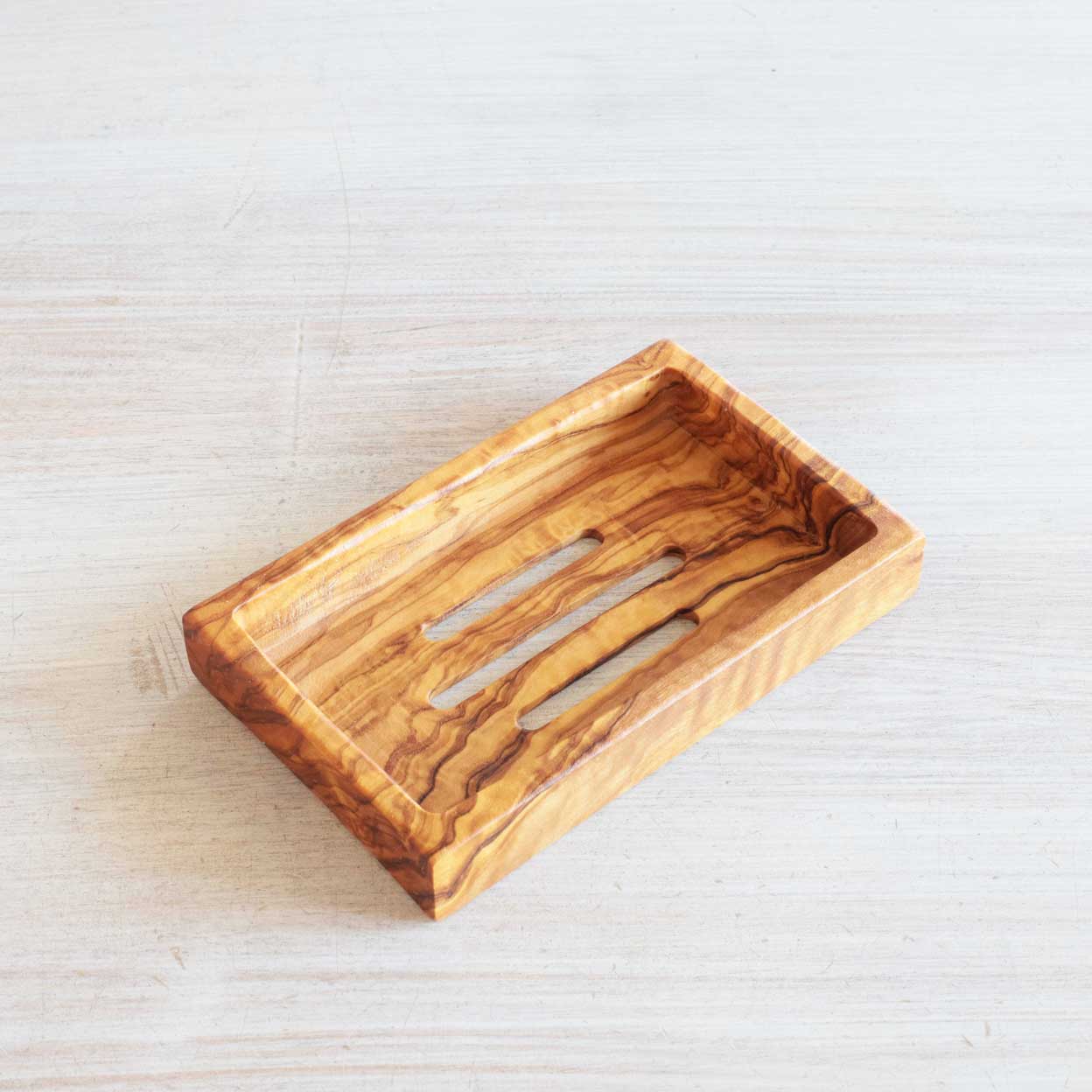 CARI Soap Holder OLIVE WOOD HANDCRAFTED FREE ENGRAVING - Jamailah