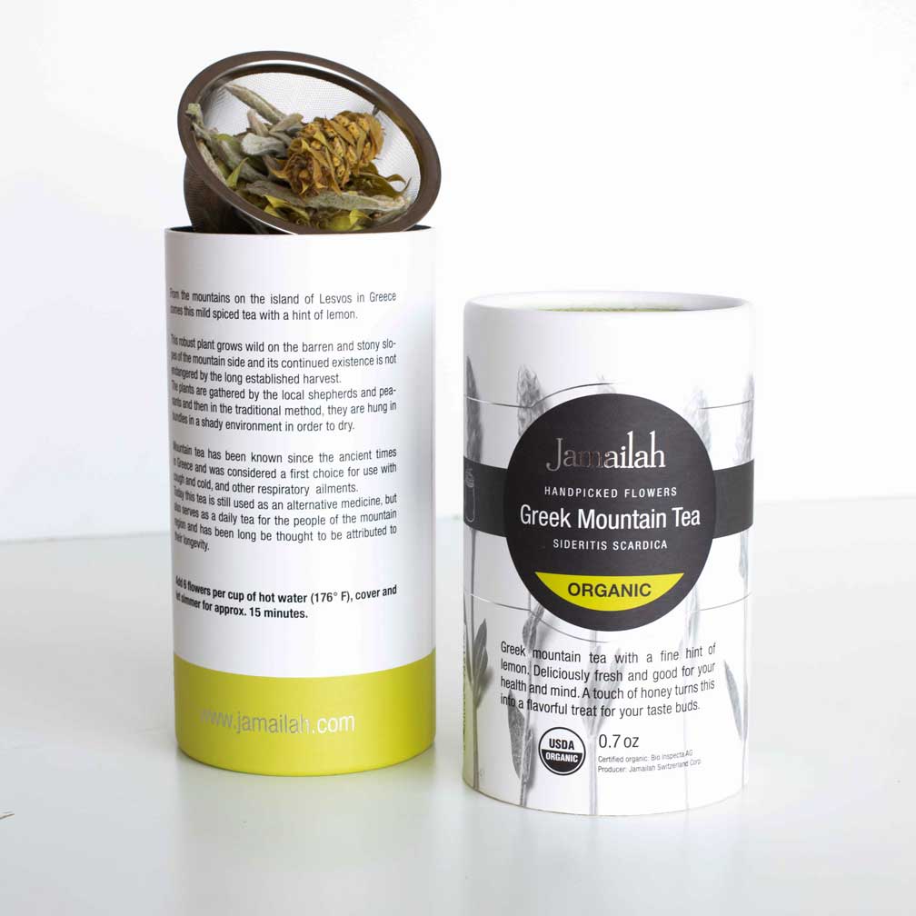 Combo Detox Greek Mountain Tea and Swiss alpine flower honey - Jamailah