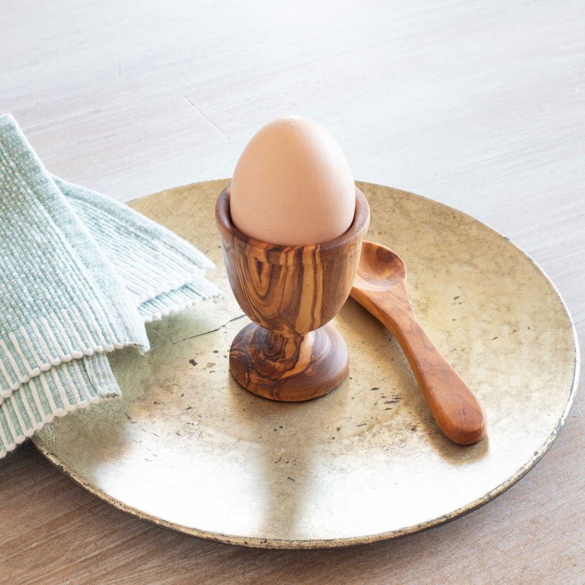 JUMILLA Egg Cup OLIVE WOOD HANDCRAFTED - Jamailah