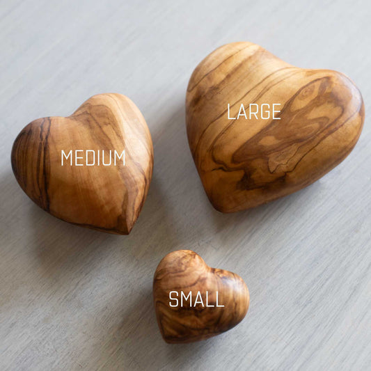 SIENA Heart Collection OLIVE WOOD HANDCRAFTED - Jamailah