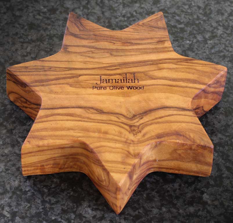 Heart candle holder from Olive Wood Handcrafted – Jamailah